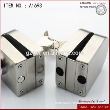 2014 newest Glass door cylinder stainless steel lever lock